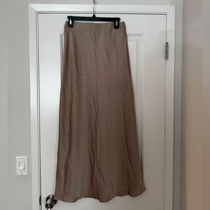 Bohme Satin Midi Skirt